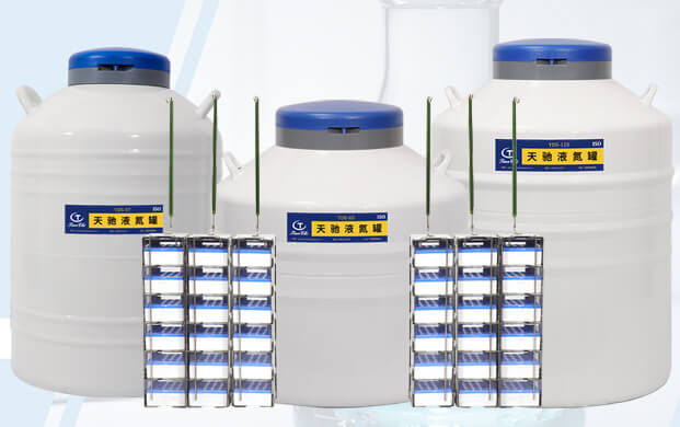 怎么往方提桶液氮罐里放細胞?